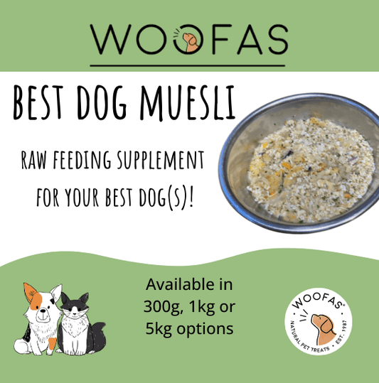 Woofas Woofas Best Dog Muesli - Pet Supplement - 300g Bag - Warkworth