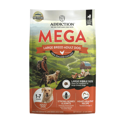 Addiction MEGA Large Breed Adult, Complete & Balanced Dry Dog Food - Dry - Bag - Warkworth