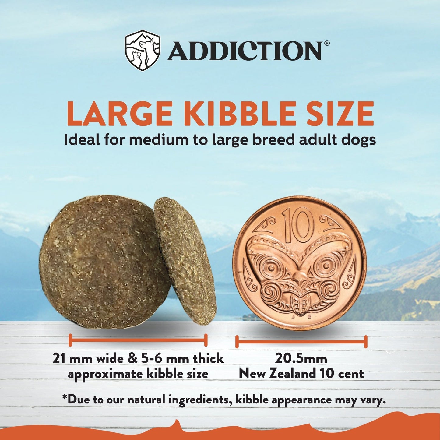 Addiction MEGA Large Breed Adult, Complete & Balanced Dry Dog Food - Dry - Bag - Warkworth