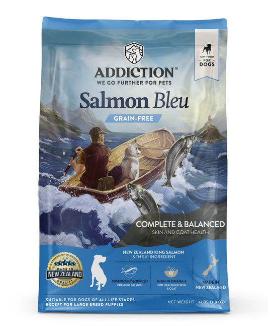 Addiction Salmon Bleu, Complete &Balanced, Skin & Coat Dry Dog Food - Dry - 1.8kg Bag - Warkworth