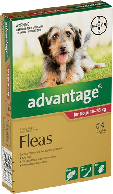 Advantage Topical Flea Treatment for Puppies and Dogs - Tuck In Healthy Pet Food & Animal Natural Health Supplies