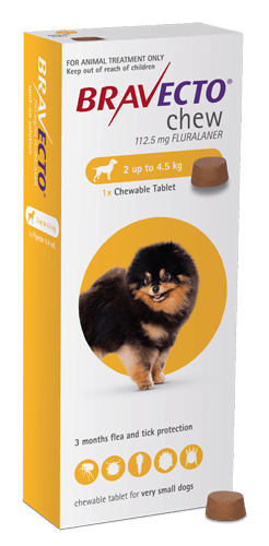 Bravecto Flea & Tick Chewable Treatment for Dogs - Tuck In Healthy Pet Food & Animal Natural Health Supplies