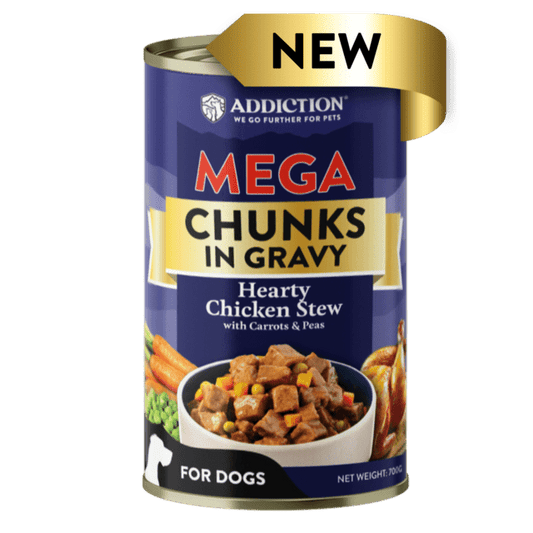 Addiction Addiction Mega Hearty Chicken Stew with Gravy - Food - Wet - Bag - Warkworth