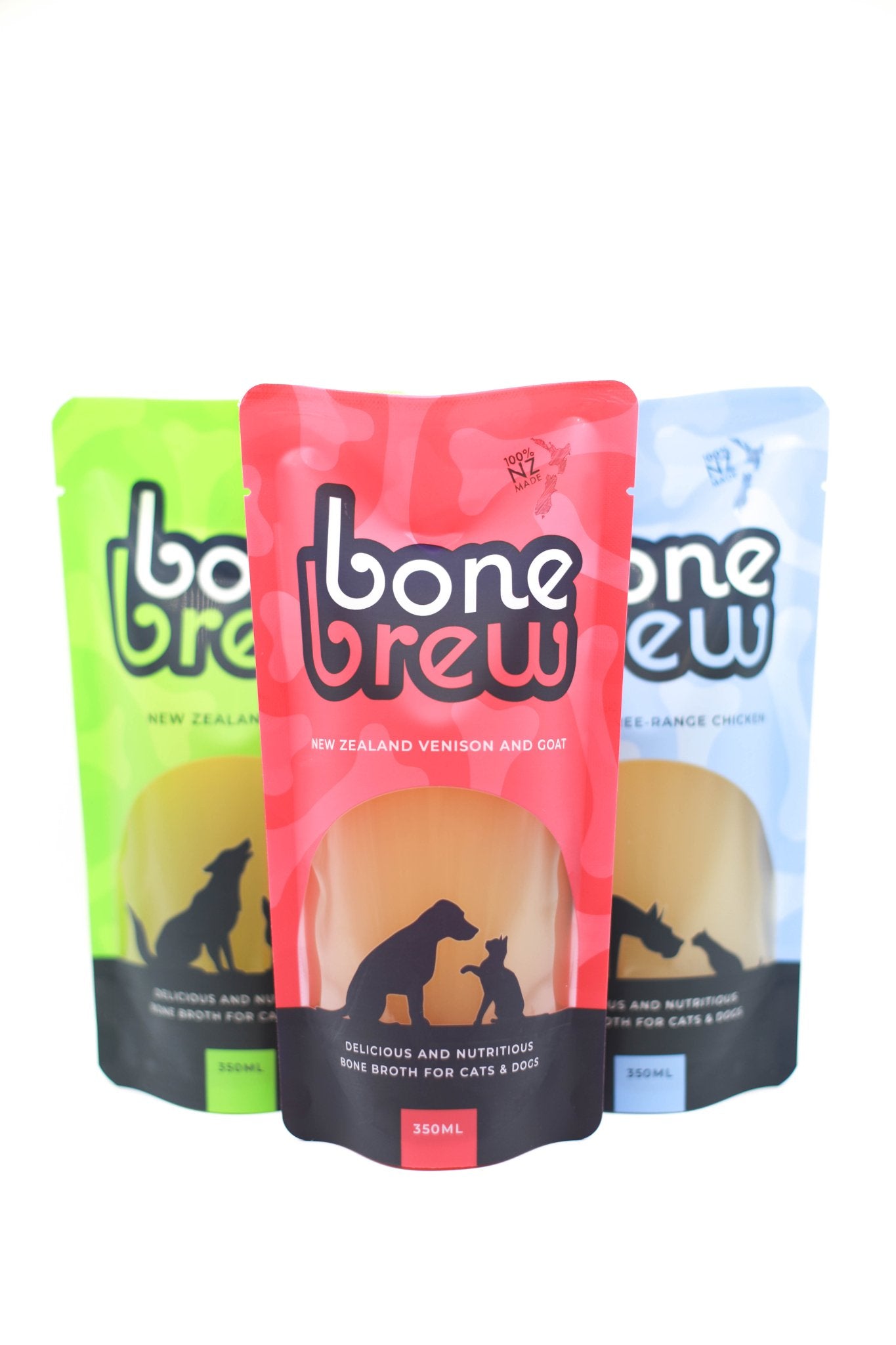 Essential Broth Bone Brew - Dog & Cat Food - Frozen - Venison & Goat - All Products Feature Image - Warkworth - Digestion Aid