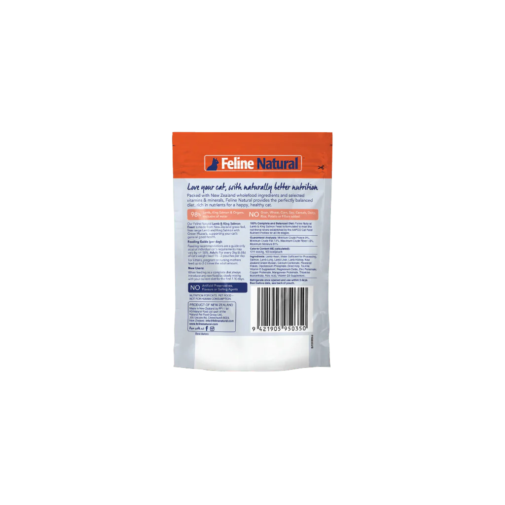 Feline Natural Grain - Free 85g Pouches for Cats - Variety Box - Tuck In Healthy Pet Food & Animal Natural Health Supplies