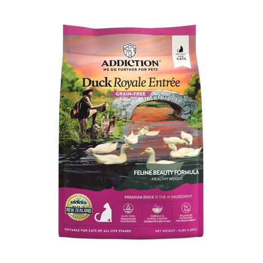 Addiction - Duck Royale Entrée Cat for All Life Stages - Food - Dry - Tuck In Healthy Pet Food & Animal Natural Health Supplies