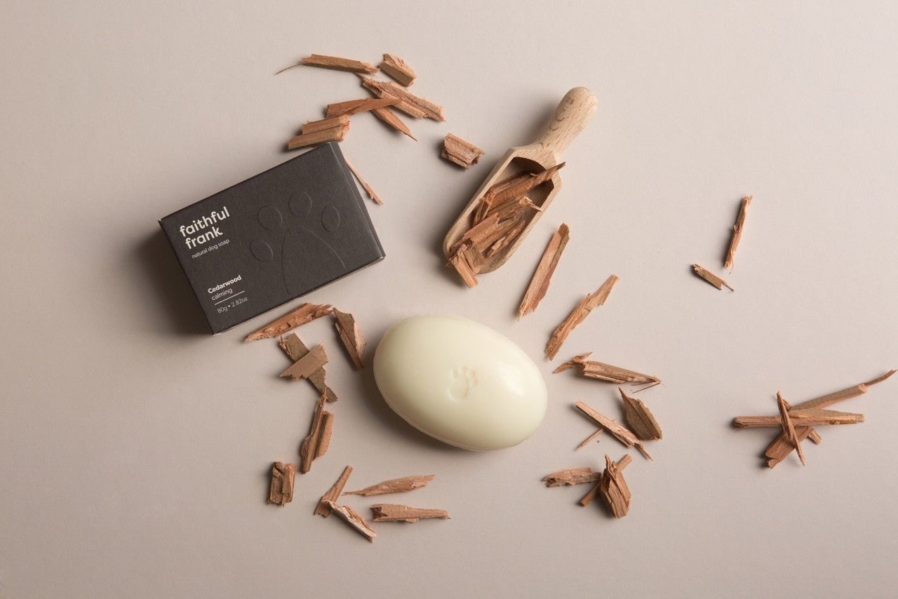 Faithful Frank Cedarwood Calming Dog Soap - General - Tuck In Healthy Pet Food & Animal Natural Health Supplies