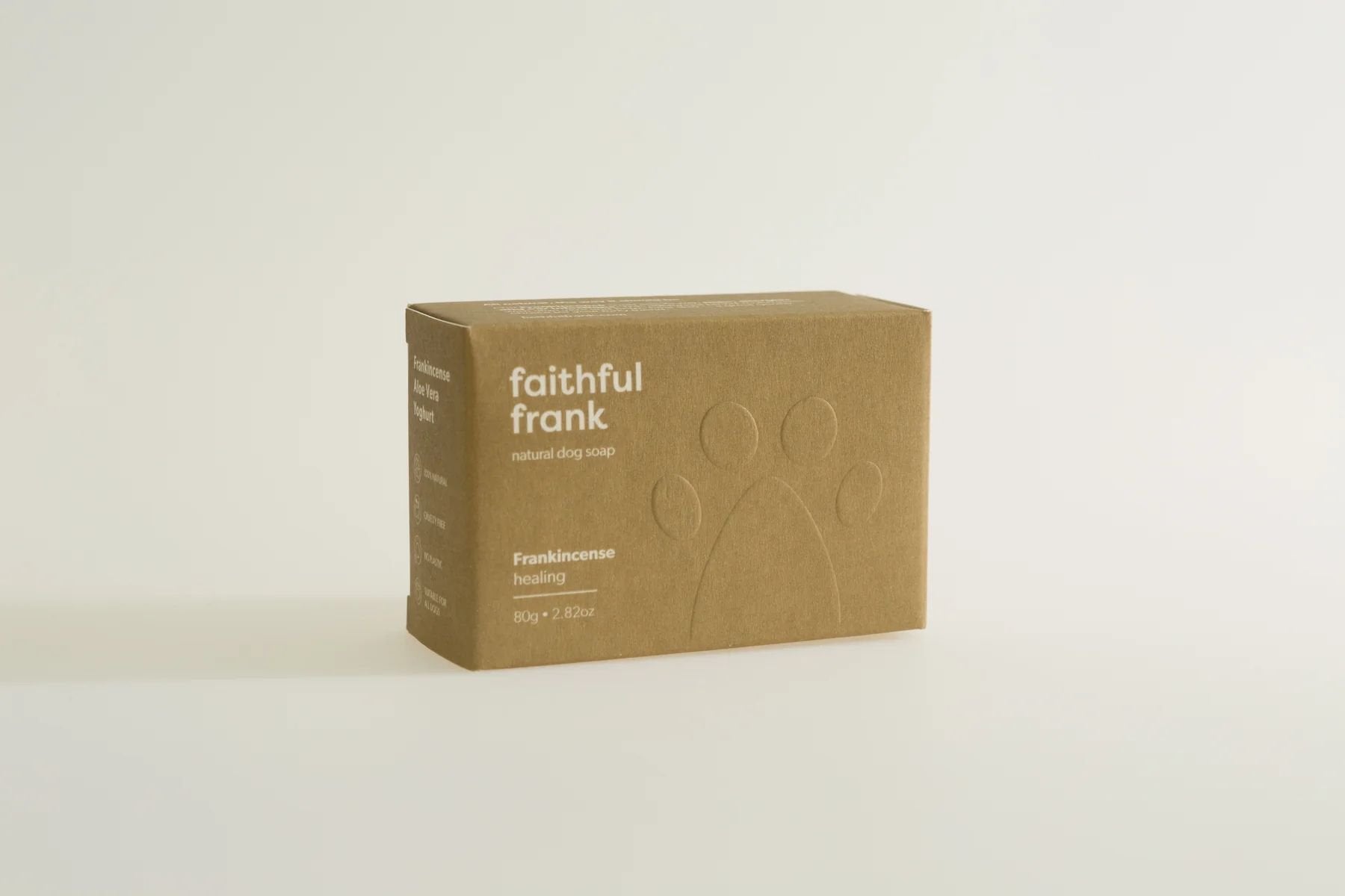 Faithful Frank Frankincense Healing Dog Soap - General - Tuck In Healthy Pet Food & Animal Natural Health Supplies