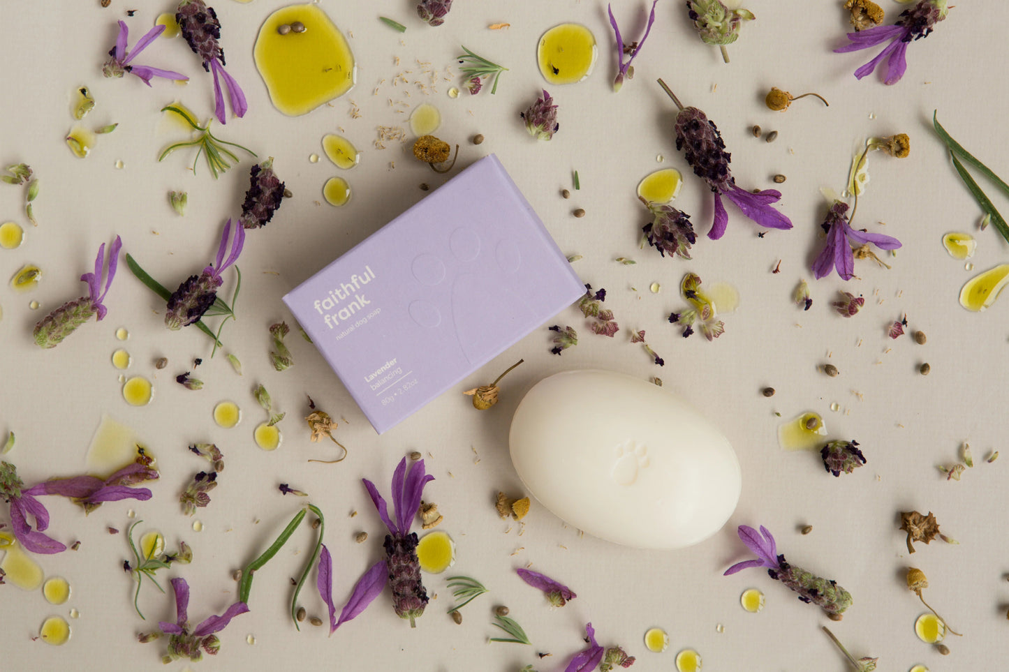 Faithful Frank Lavender Balancing Dog Soap - General - Tuck In Healthy Pet Food & Animal Natural Health Supplies