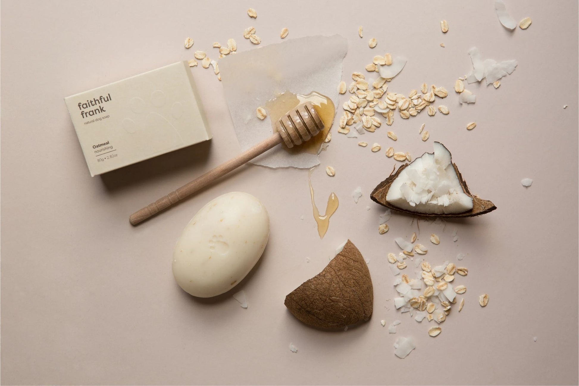 Faithful Frank Oatmeal + Manuka Honey Dog Soap - General - Tuck In Healthy Pet Food & Animal Natural Health Supplies