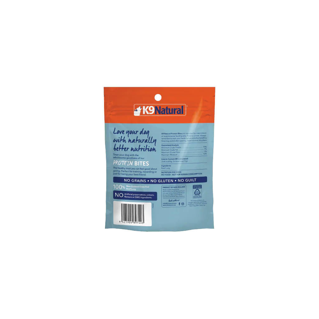 Beef Lung Protein Bites Recipe Freeze Dried Treat for dogs