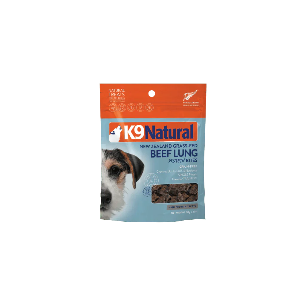 Beef Lung Protein Bites Recipe Freeze Dried Treat for dogs