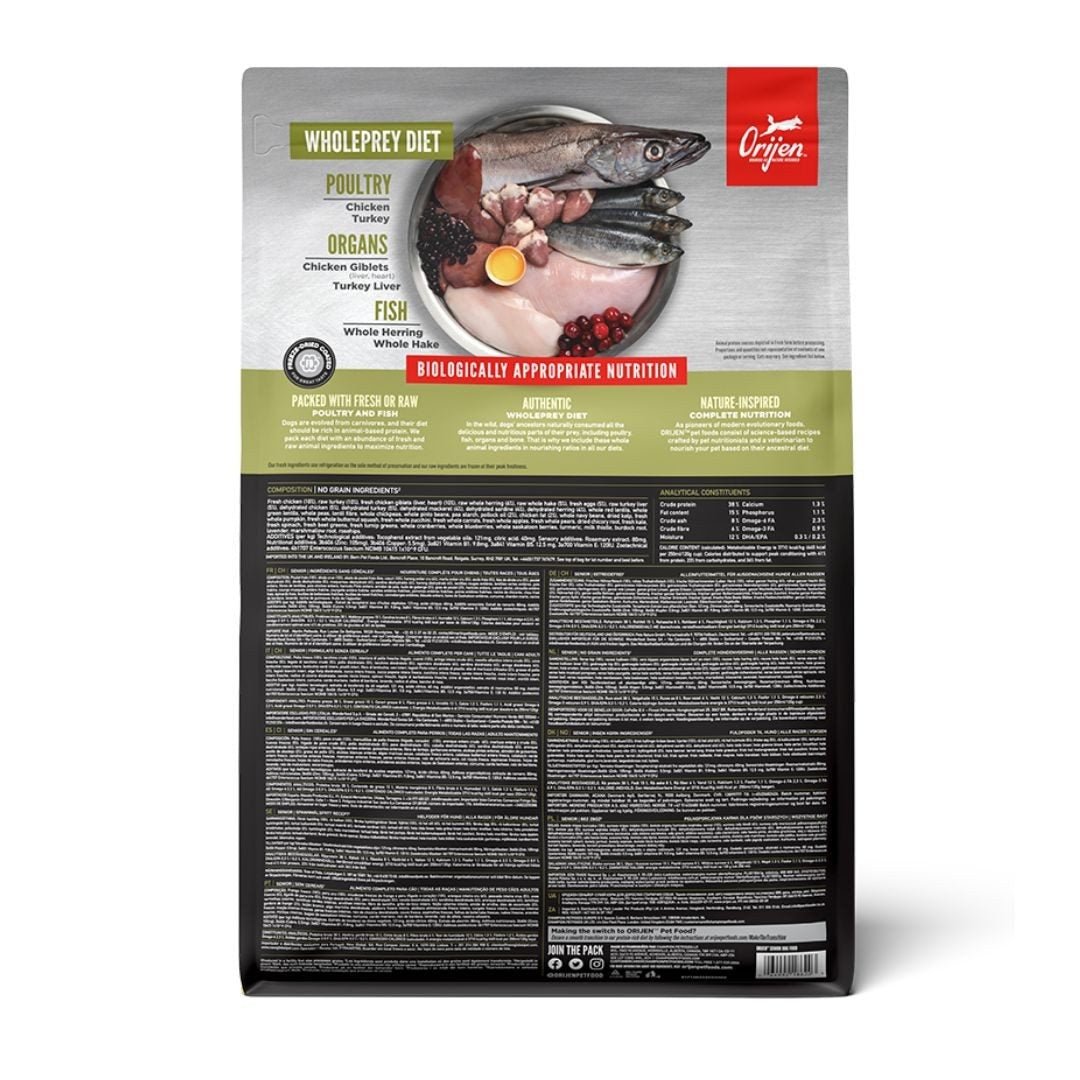 Orijen Senior Dog - Tuck In Healthy Pet Food & Animal Natural Health Supplies