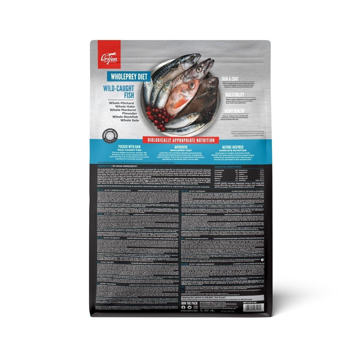 Orijen Six Fish Cat - Tuck In Healthy Pet Food & Animal Natural Health Supplies