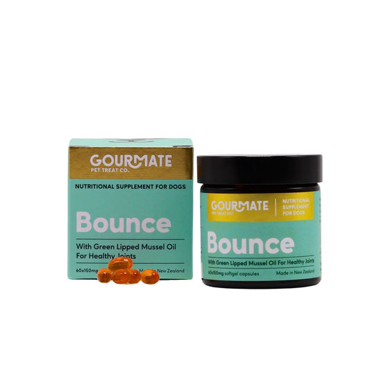 Gourmate Bounce with Green Lipped Mussel Oil for Healthy Joints - OTC - Tuck In Healthy Pet Food & Animal Natural Health Supplies