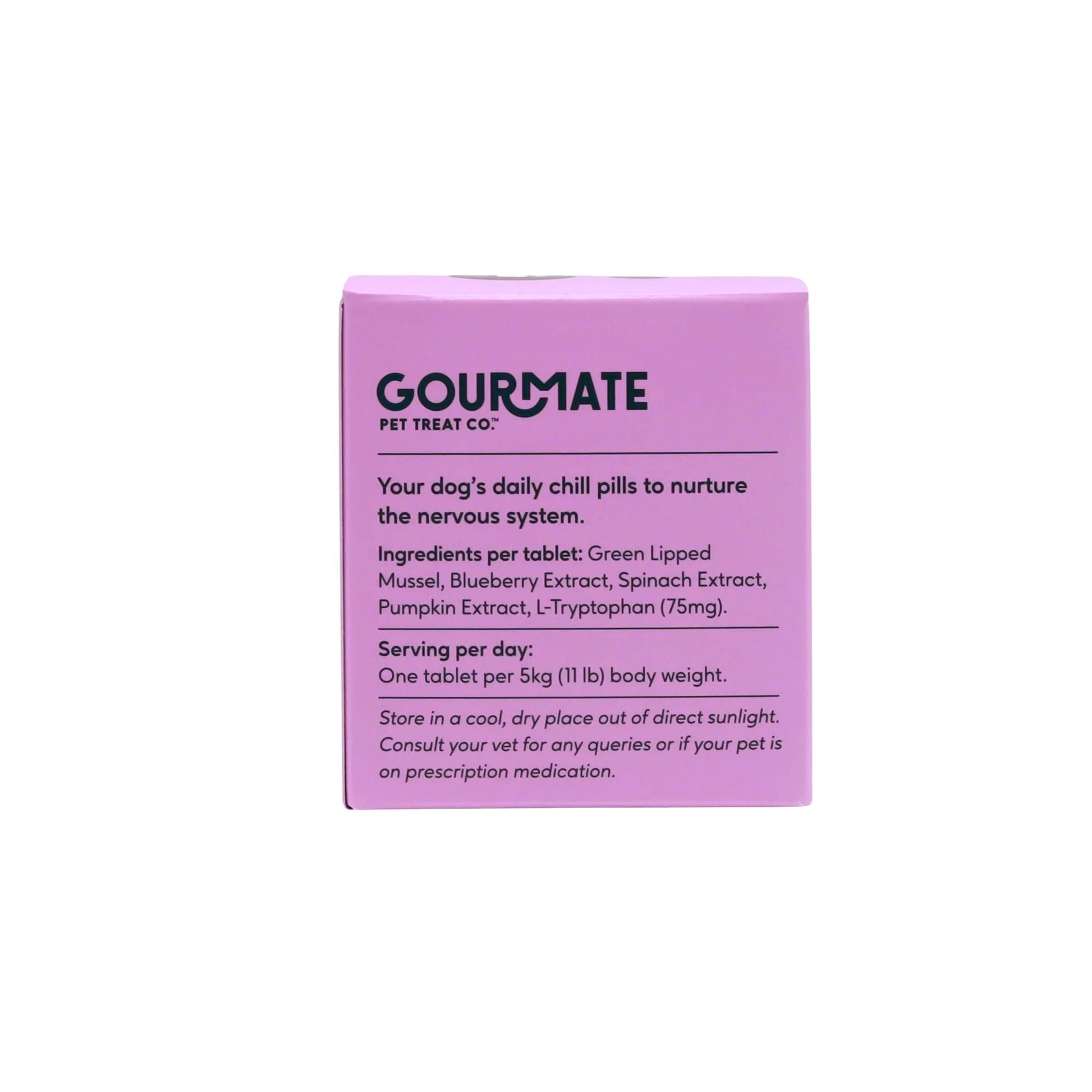 Gourmate Chill with L - Tryptophan for Natural Mood Support - OTC - Tuck In Healthy Pet Food & Animal Natural Health Supplies