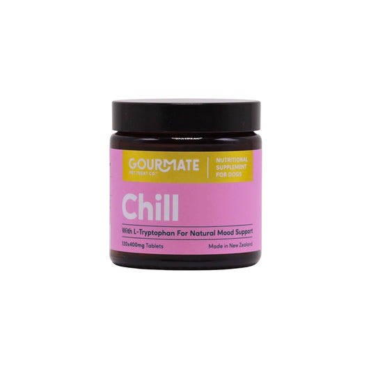 Gourmate Chill with L - Tryptophan for Natural Mood Support - OTC - Tuck In Healthy Pet Food & Animal Natural Health Supplies