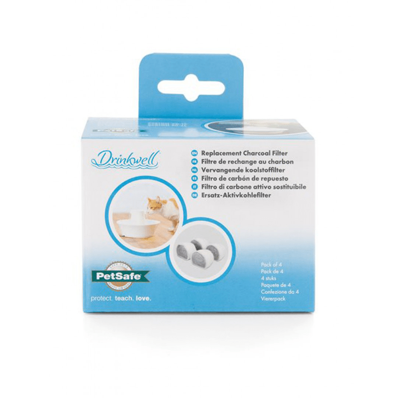 PetSafe Drinkwell Carbon Cartridge replacement 4PK - Tuck In Healthy Pet Food & Animal Natural Health Supplies