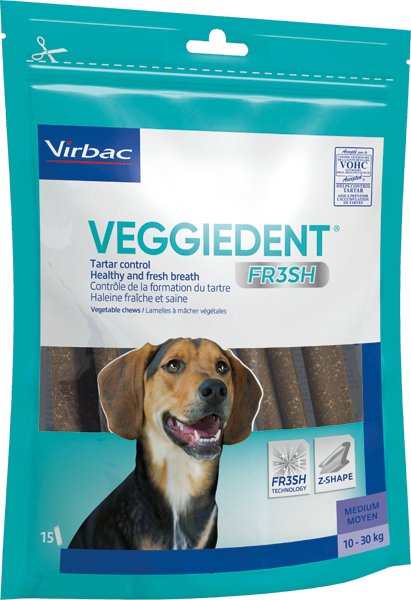 Veggiedent FR3SH Tartar & Plaque Control Dental Chew - Tuck In Healthy Pet Food & Animal Natural Health Supplies