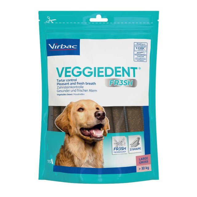 Veggiedent FR3SH Tartar & Plaque Control Dental Chew - Tuck In Healthy Pet Food & Animal Natural Health Supplies