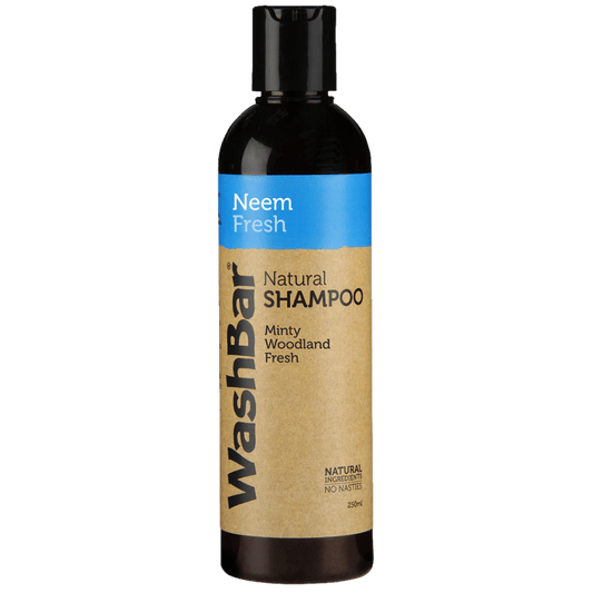WashBar - Natural Shampoo 250ml - Neem Fresh - Tuck In Healthy Pet Food & Animal Natural Health Supplies