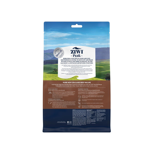ZIWI Peak Air - Dried Original Series Beef Recipe for cats - Air Dried - 400g Bag - Warkworth