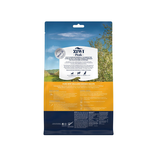ZIWI Peak Air - Dried Free - Range Chicken Recipe for Dogs - Air Dried - 454gm Bag - Warkworth