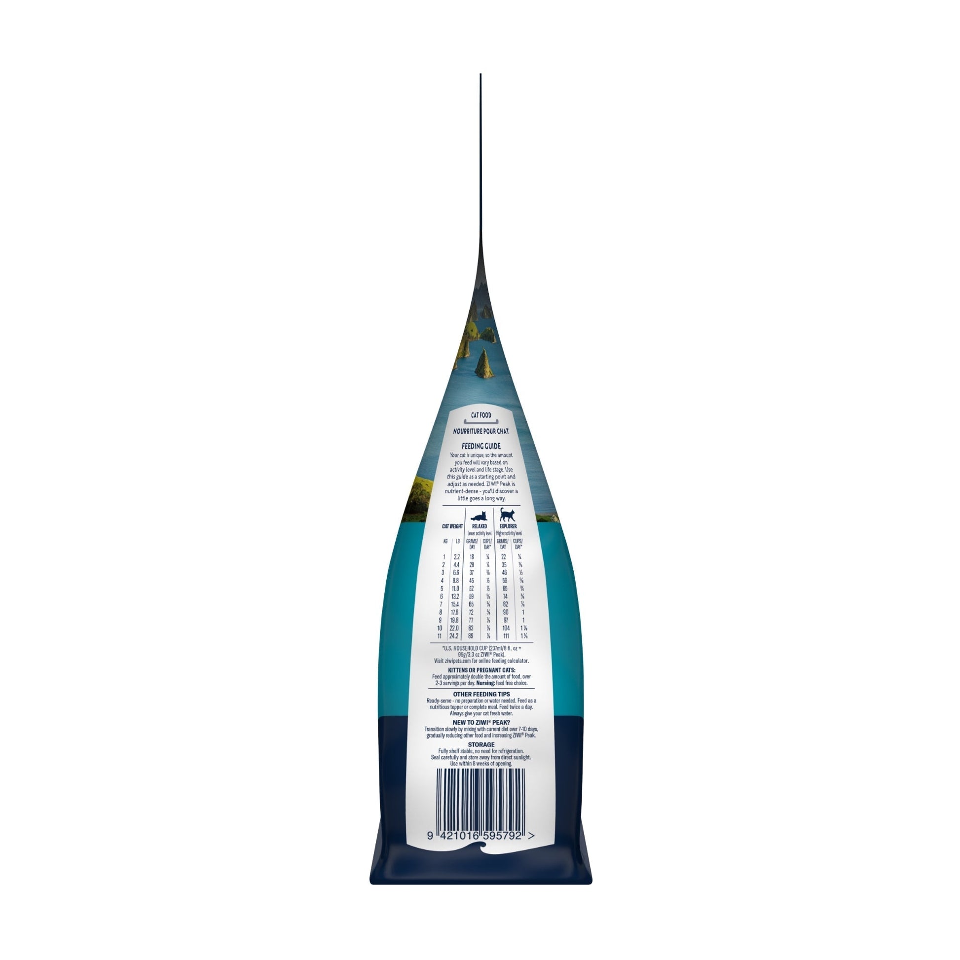 ZIWI Peak Air - Dried Original Series Mackerel & Lamb Recipe for cats - Air Dried - 1kg Bag - Warkworth