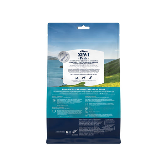 ZIWI Peak Air - dried Original Series Mackerel & Lamb Recipe for dogs - Air Dried - 454gm Bag - Warkworth