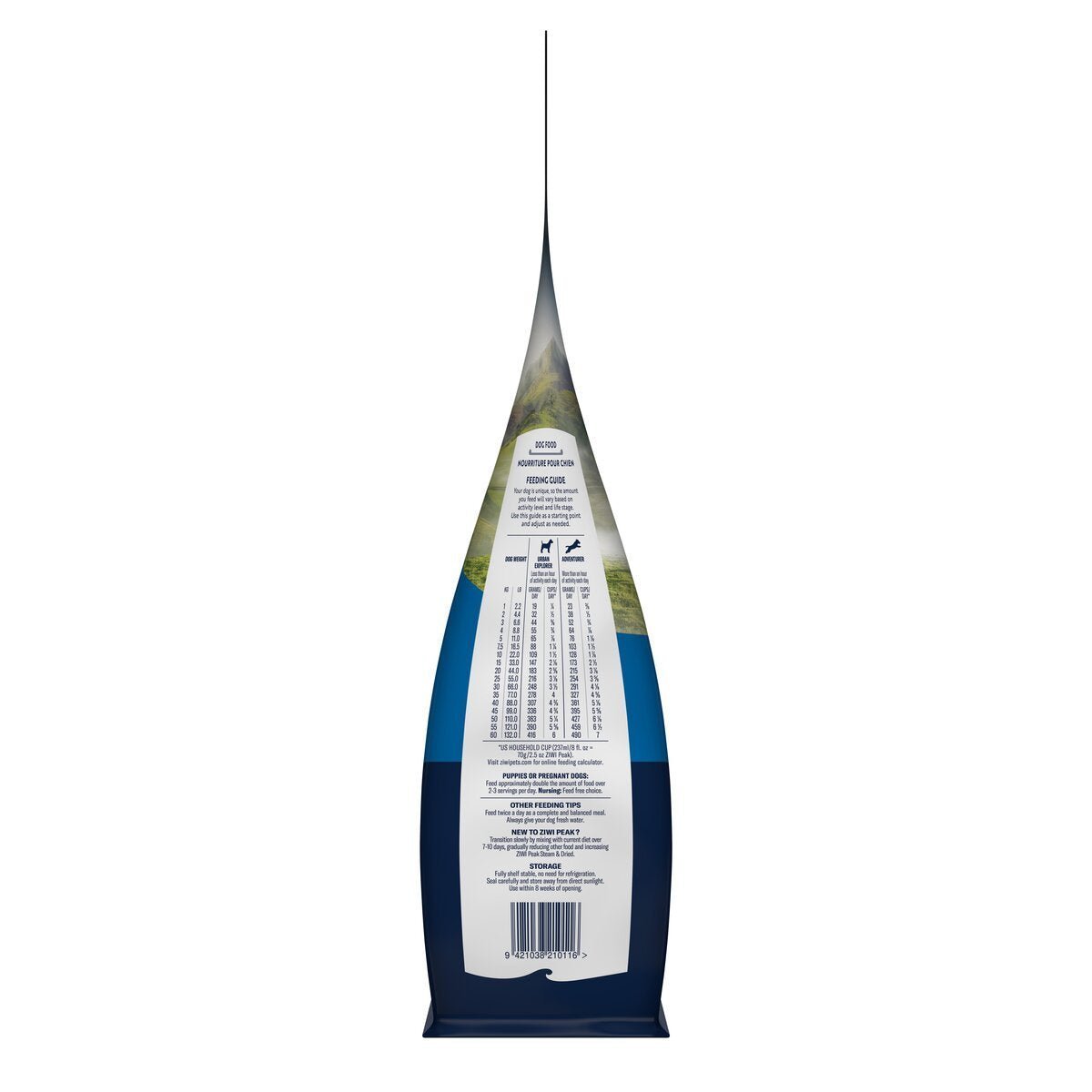 ZIWI Peak® Steam & Dried Lamb with Green Vegetables for dogs - Dry - 3.2kg Bag Right Side - Warkworth - Raw Alternative