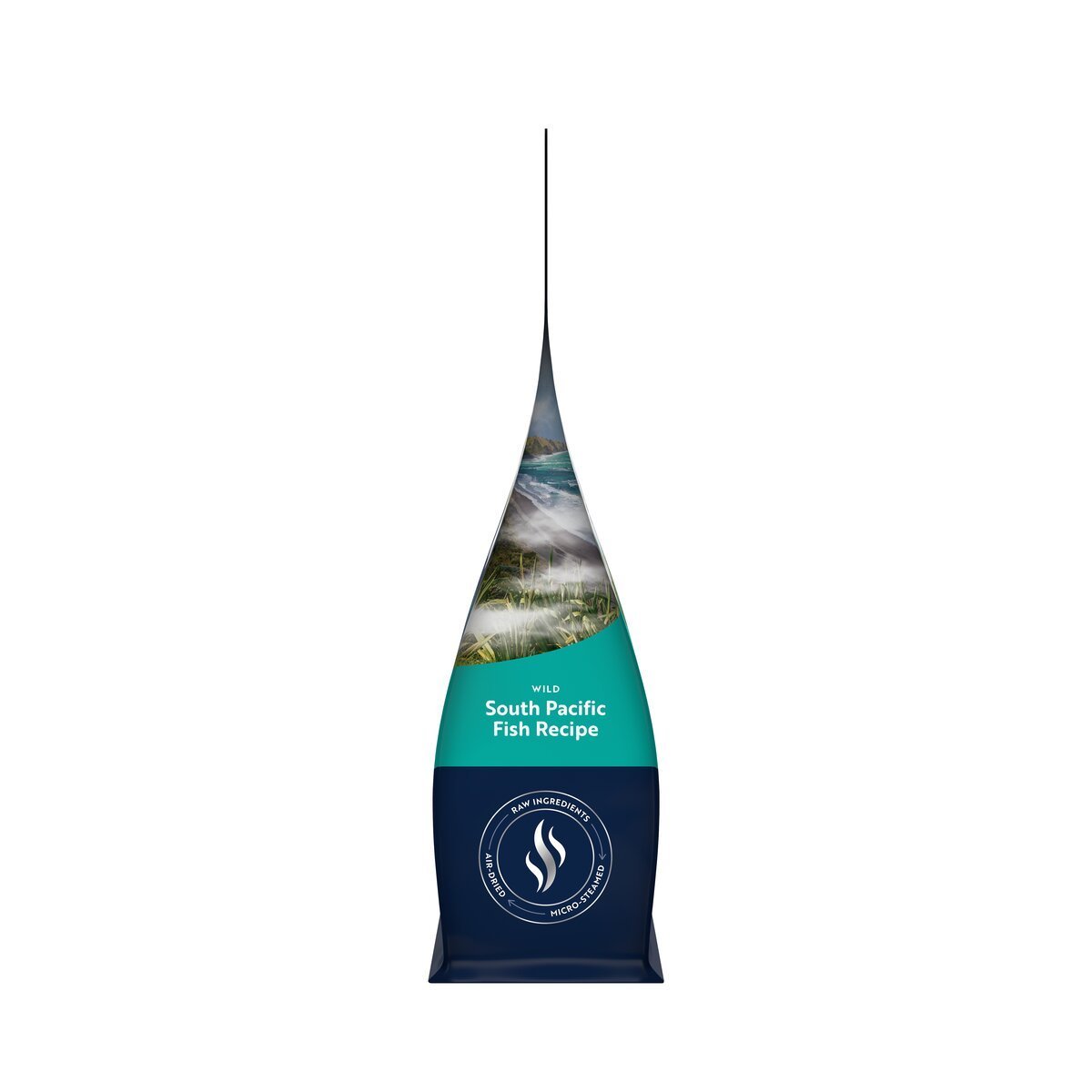 ZIWI Peak® Steam & Dried Wild South Pacific Fish for cats - Dry - 800g Bag Left Side - Warkworth - Healthy Raw Alternative