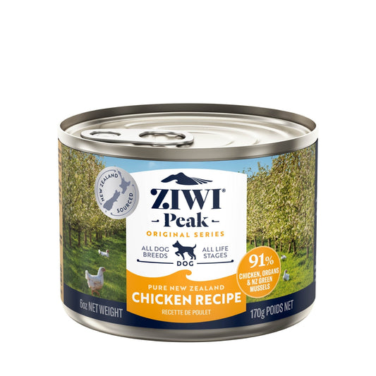 ZIWI Peak® Wet Original Series Chicken Recipe for dogs- Food - 170g Can Front - Warkworth - Complete and Balanced Meal
