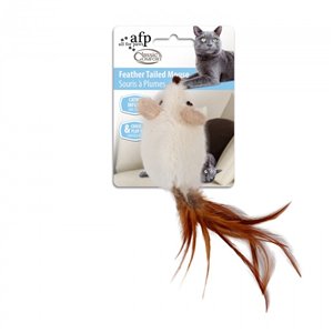 All For Paws Classic Comfort Feather Tailed Mouse - Tuck In Healthy Pet Food & Animal Natural Health Supplies