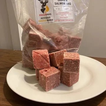 Farmed Lamb and Salmon - Tuck In Healthy Pet Food & Animal Natural Health Supplies