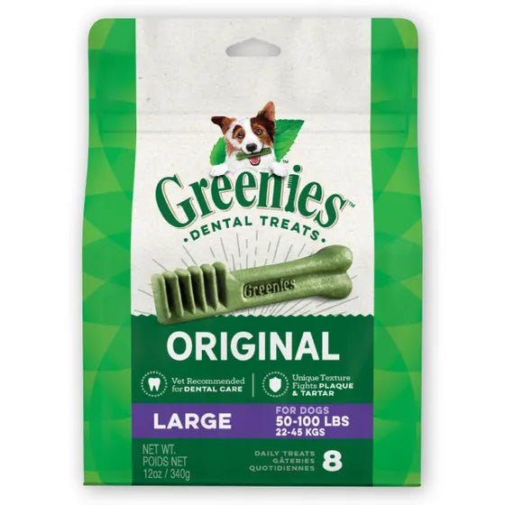 Greenies Dental Treats for Dogs - Tuck In Healthy Pet Food & Animal Natural Health Supplies