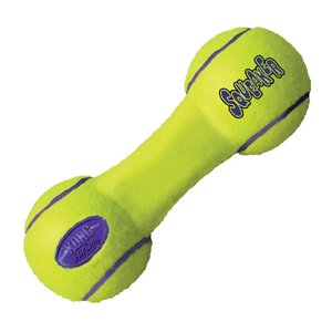 Kong AirDog Squeaker DumbBell - Tuck In Healthy Pet Food & Animal Natural Health Supplies