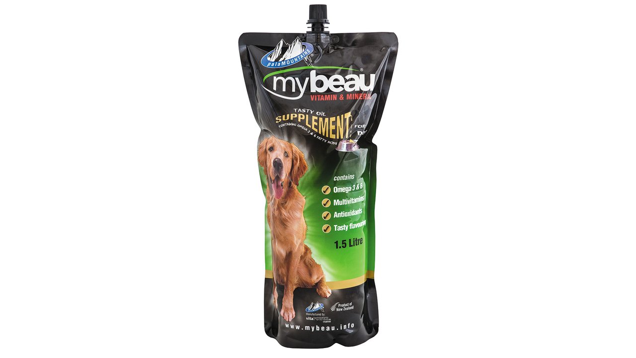 My Beau Dog Vitamin Supplement 1.5L Package Front - Tuck In Healthy Pet Food & Animal Natural Health Supplies