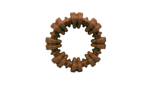 Nylabone Dura Chew Textured Ring - Flavour Medley, Regular Size - Tuck In Healthy Pet Food & Animal Natural Health Supplies