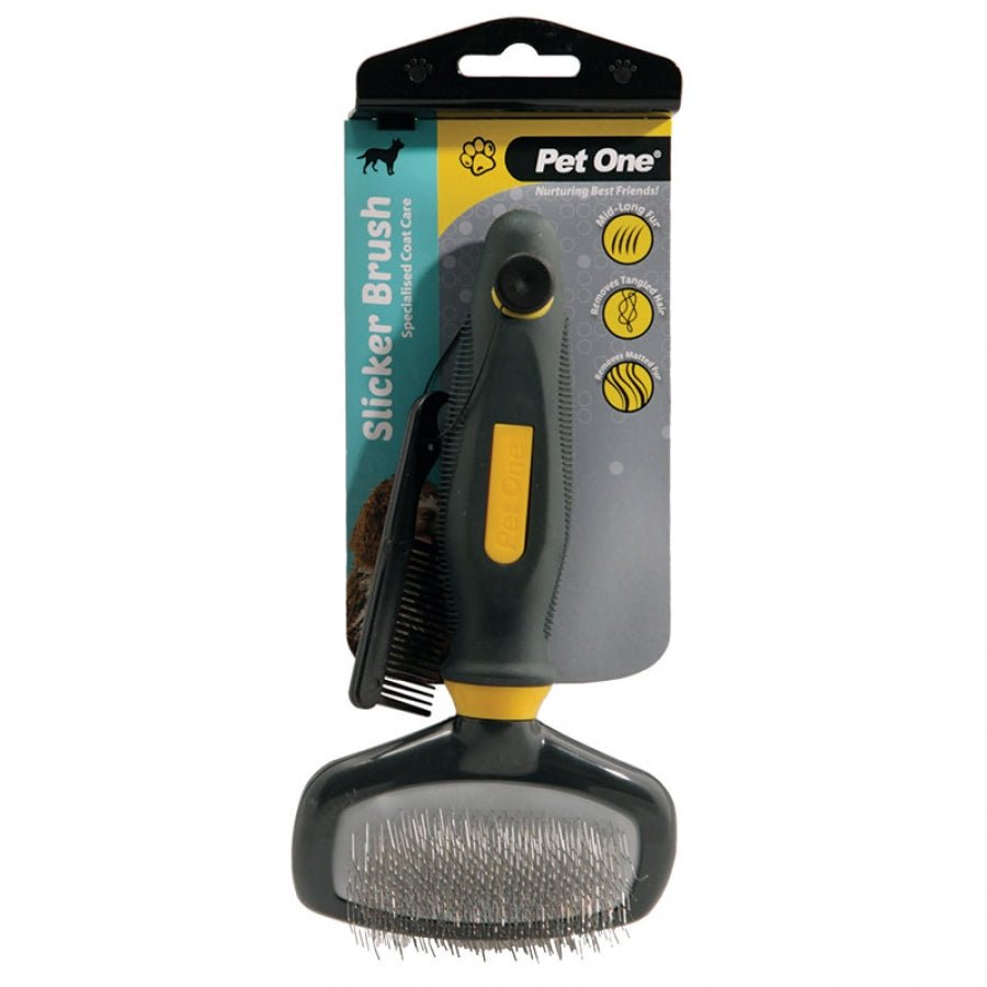 Pet One Slicker Brush - Tuck In Healthy Pet Food & Animal Natural Health Supplies