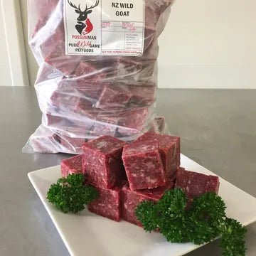 PossumMan Wild Goat - Tuck In Healthy Pet Food & Animal Natural Health Supplies