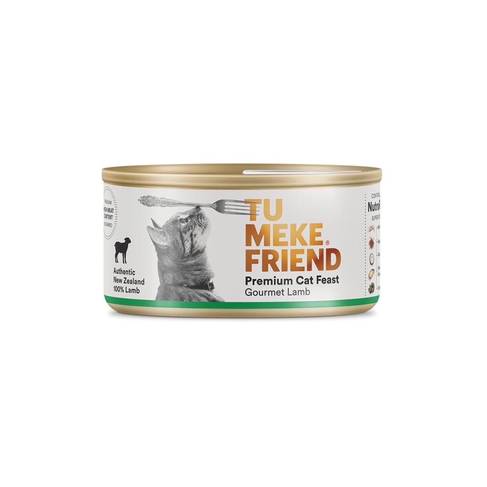 Tu Meke Cat Can Food - Gourmet Lamb (85g) - Tuck In Healthy Pet Food & Animal Natural Health Supplies