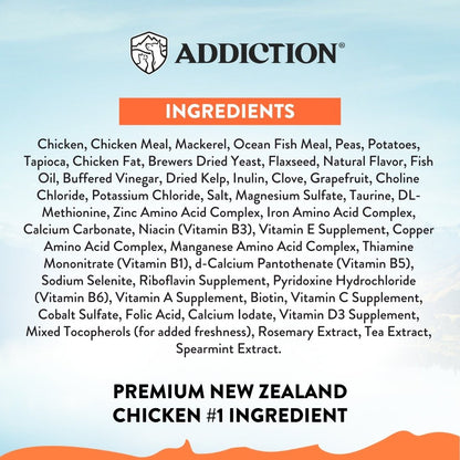 Addiction Chicken Supreme Recipe - Food - Dry - Kitten Bag - Warkworth