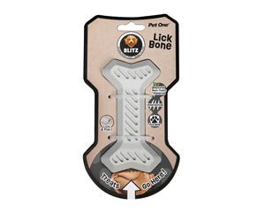 Pet One Blitz Rubber Lick Bone for Dogs - Toys - Medium Bag - Warkworth
