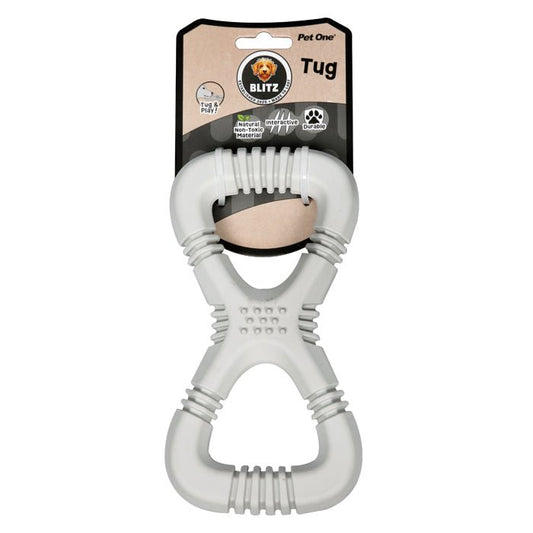 Pet One Blitz Rubber Tug Toy for Dogs - Toys - Medium Bag - Warkworth