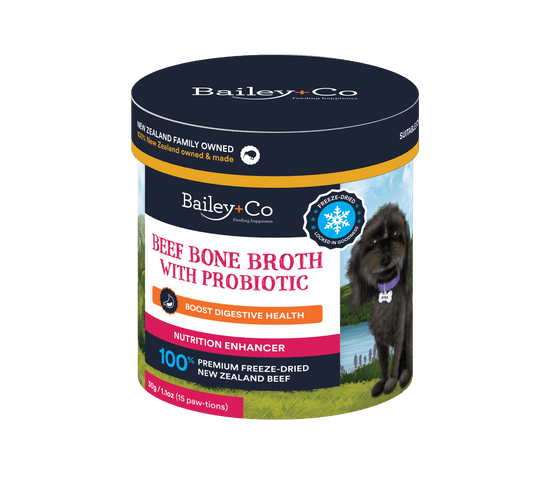 Bailey + Co Bailey+Co Beef Bone Broth with Probiotic to Boost Digestive System - Freeze Dried - Bag - Warkworth