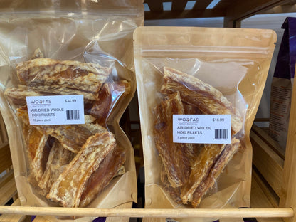 Woofas Woofas Air - Dried Whole Hoki Fillets - Air Dried - 5 Piece Pack Bag - Warkworth