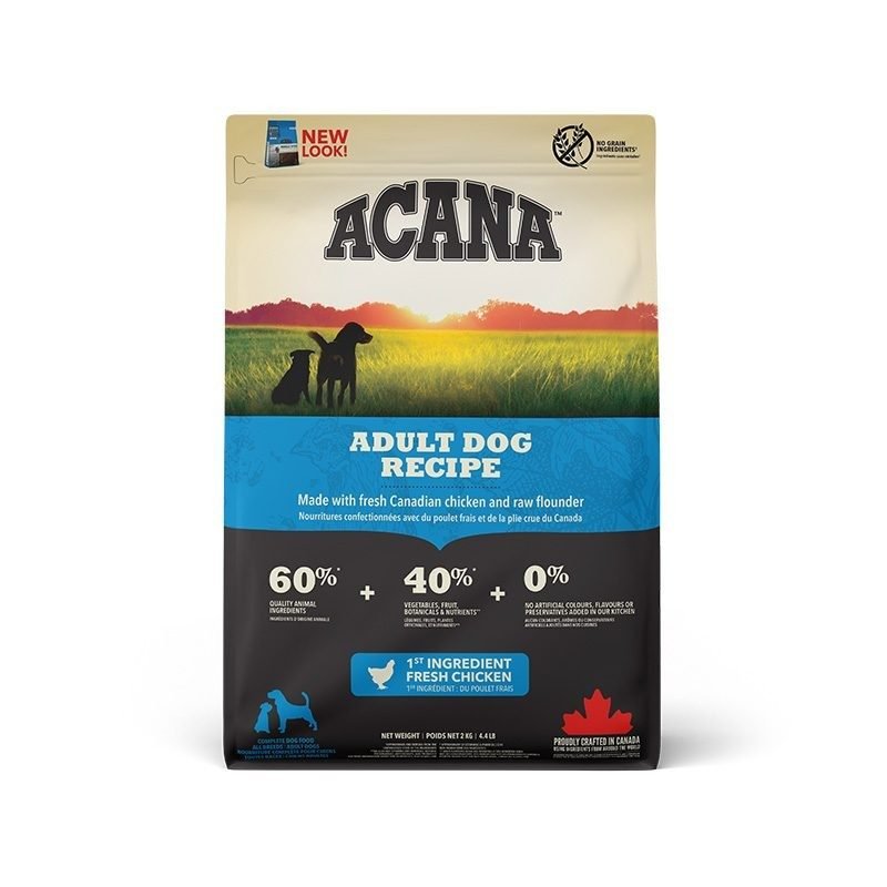 Acana Adult Dog Recipe - Tuck In Healthy Pet Food & Animal Natural Health Supplies