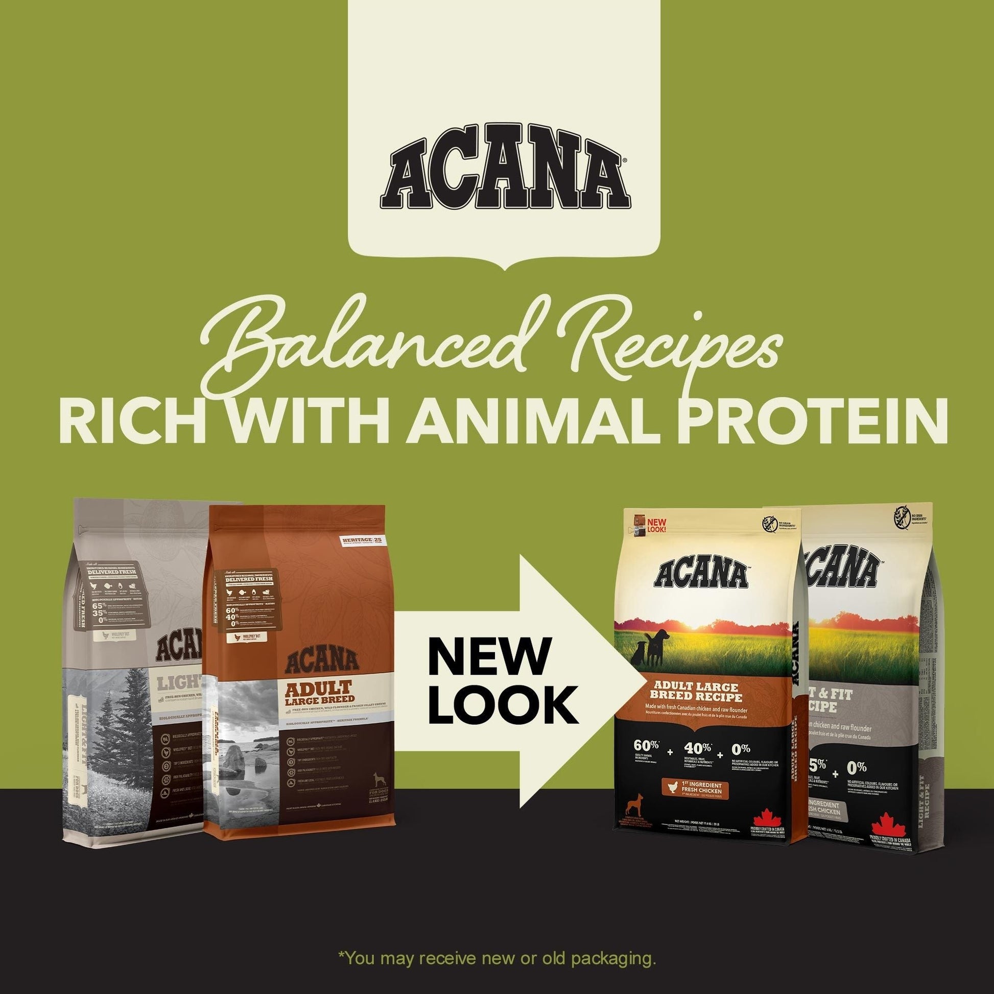 Acana Light & Fit for Dogs - 2kg - Tuck In Healthy Pet Food & Animal Natural Health Supplies