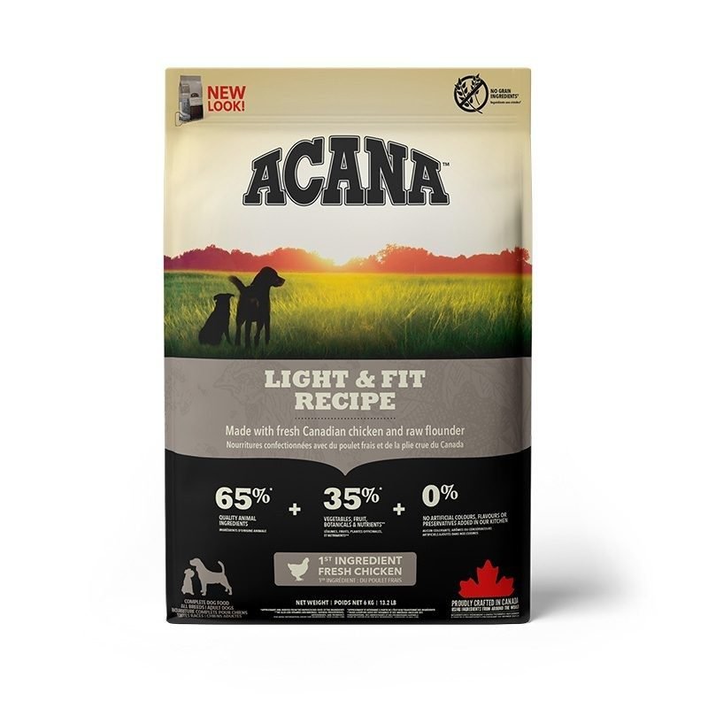 Acana Light & Fit for Dogs - 2kg - Tuck In Healthy Pet Food & Animal Natural Health Supplies