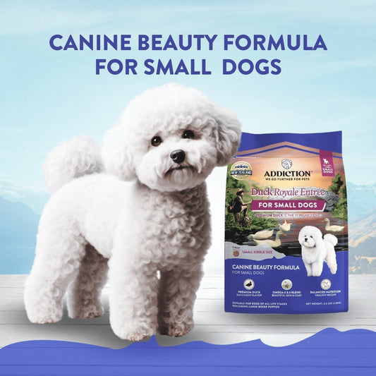 Addiction Duck Royale Entree for Small Dogs - 1.5kg - Tuck In Healthy Pet Food & Animal Natural Health Supplies